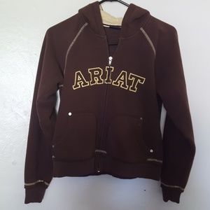 Aria cotton zip up hoodie